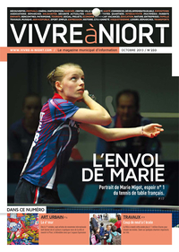 couverture Magazine vivre à niort : oct-13