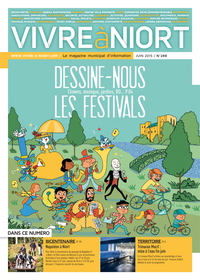 couverture Magazine vivre à niort : Numéro de juin 2015