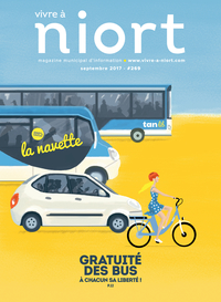 couverture Magazine vivre à niort : Numéro de septembre 2017