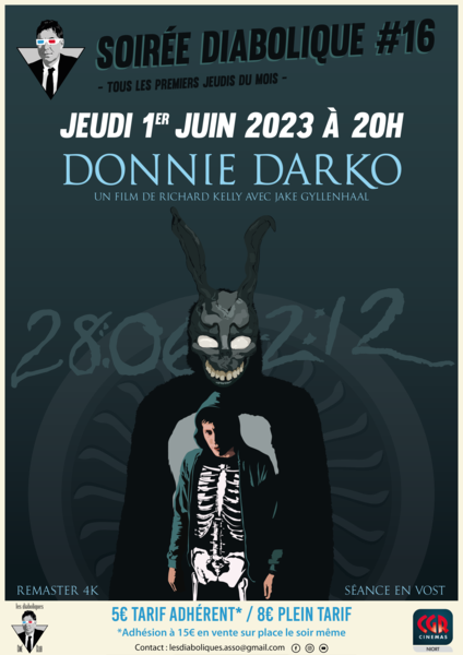 Projection : les Diaboliques présentent le film Donnie Darko