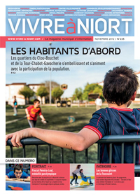 couverture Magazine vivre à niort : Numéro de novembre 2012