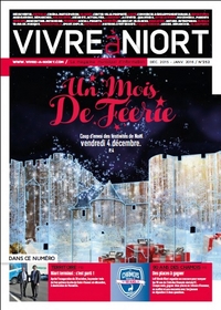 couverture Magazine vivre à niort : Numéro de décembre 2015 / janvier 2016