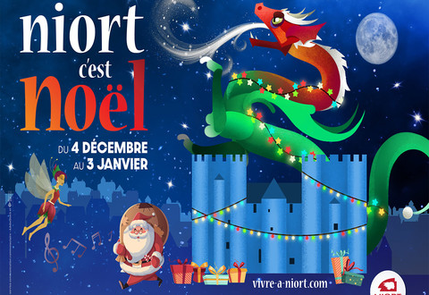 Illustration article : Lancement des festivités de Noël à Niort