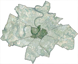 Plan du centre-ville de Niort