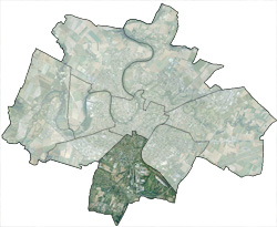 Plan du quartier de Saint florent