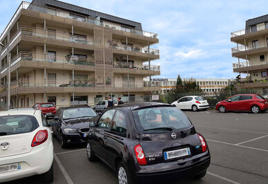 Photo d'un parking