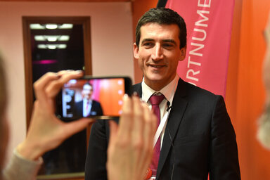 Interview de Jérôme Baloge, Président de l'Agglomération, à Niort Numéric ©BDerbord