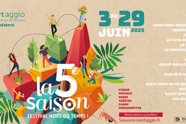 Affiche du festival La 5e saison