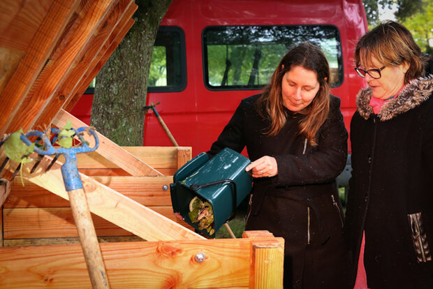 Installation de composteurs collectifs sur le quartier du Pontreau