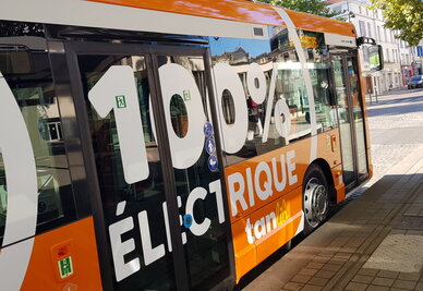 Expérimentation d'un bus 100 % électrique