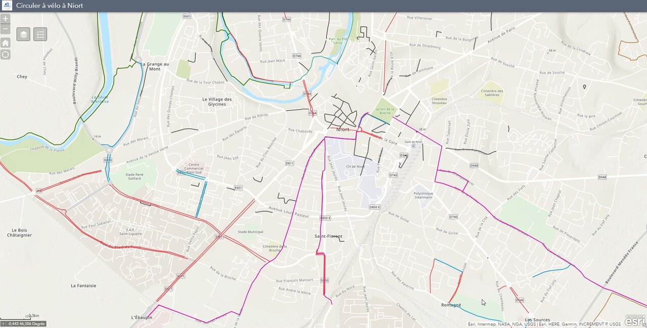 Circuler à Niort en vélo