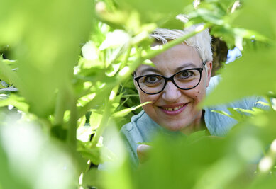 Portrait de Vanessa Brard presidente de l?Association de Promotion de l'Angelique Niort-Marais Poitevin