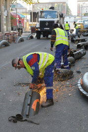 Les dragons de la rue Ricard. Crédit : B.Derbord
