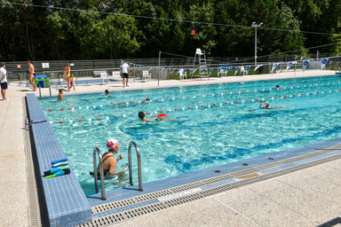 Piscine de Magne apres le deconfinement